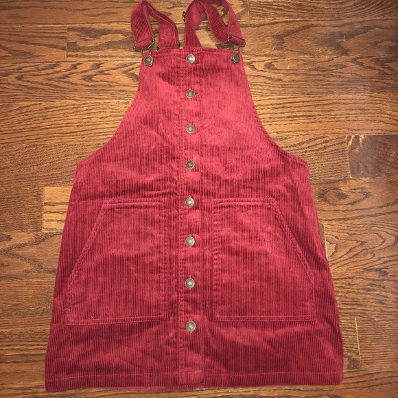 corduroy overall dress - Picture 1 of 3
